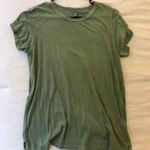 Aerie green tee. Super soft